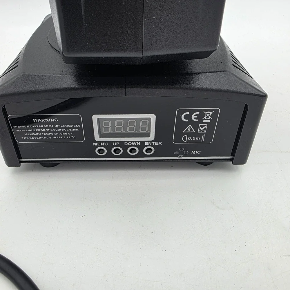 Mini LEDSPOT Moving Headlight ZQ-B242-BLACK DJ Party Light 8 Gobo 15 Colours